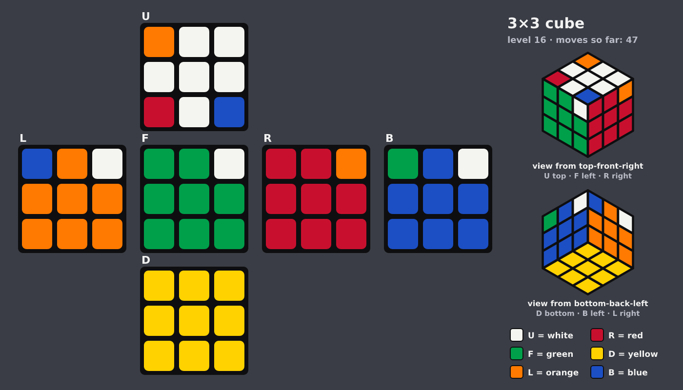 Picture shown to the model: after turn 5 · 47 moves