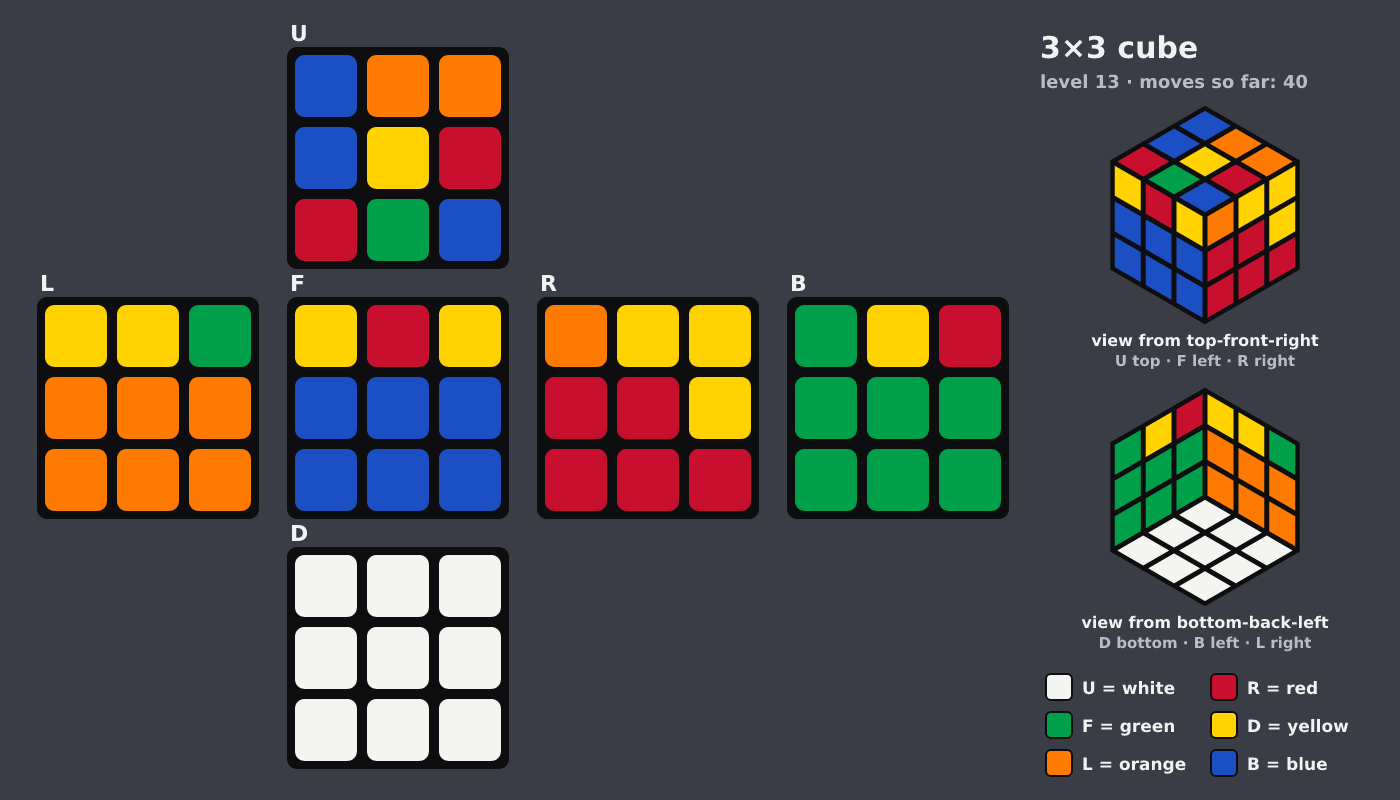 Picture shown to the model: after turn 5 · 40 moves
