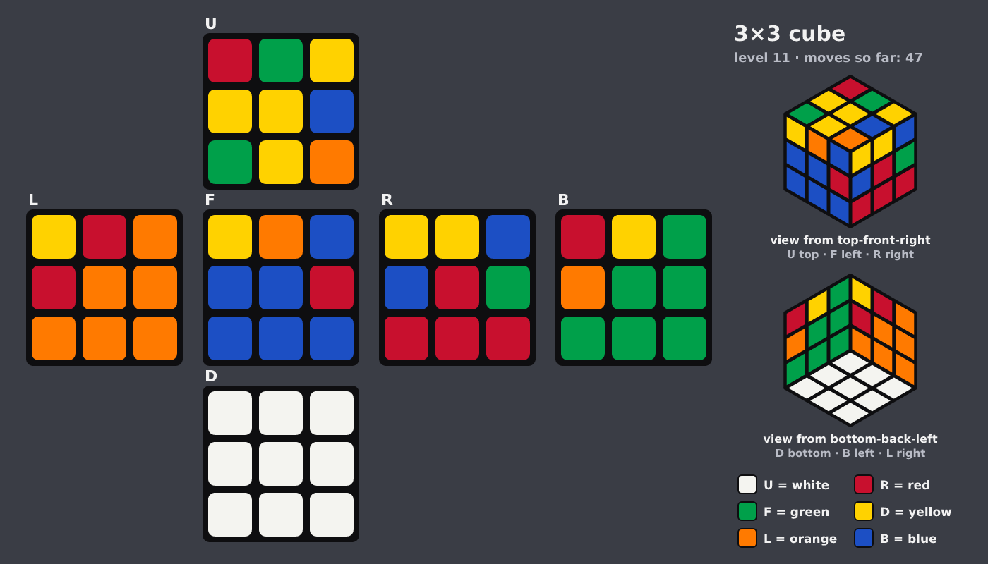 Picture shown to the model: after turn 8 · 47 moves