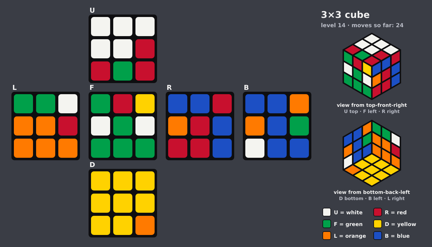 Picture shown to the model: after turn 5 · 24 moves