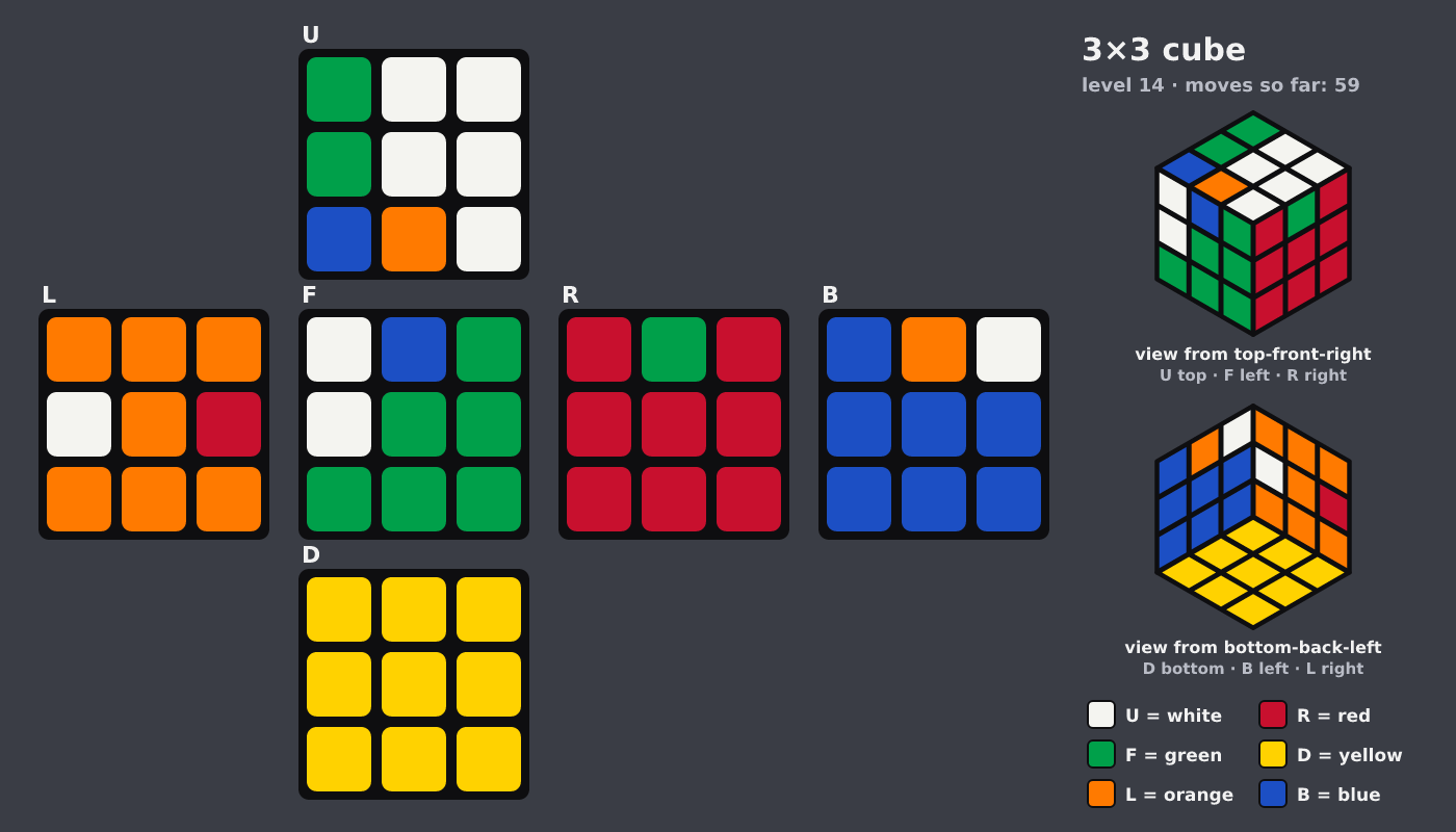 Picture shown to the model: after turn 10 · 59 moves