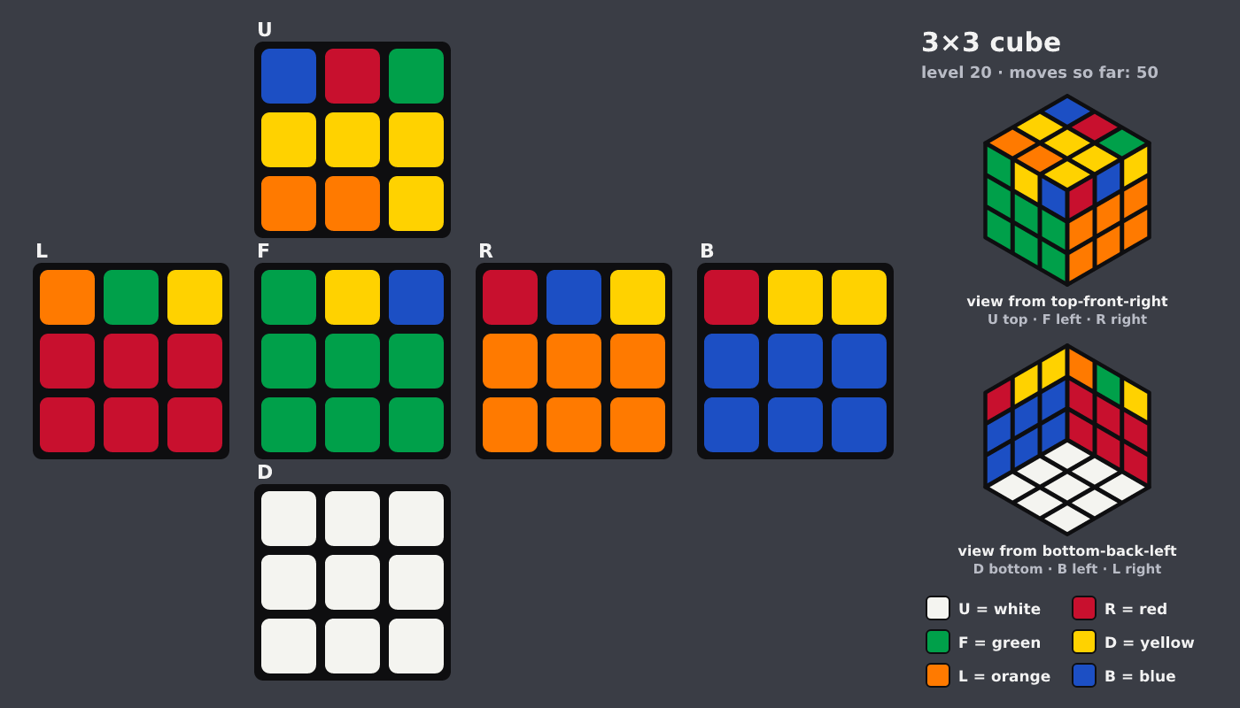 Picture shown to the model: after turn 9 · 50 moves