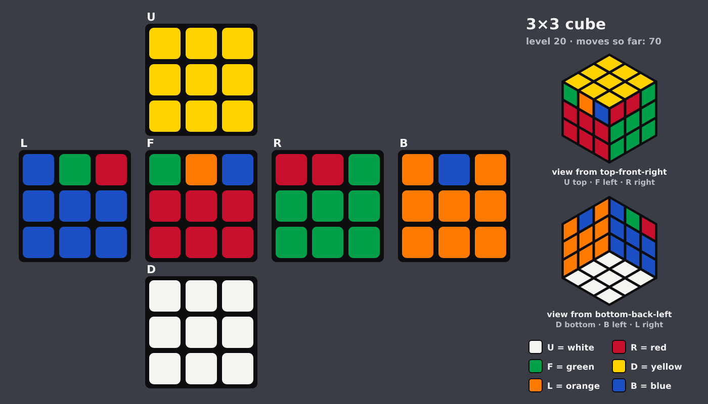 Picture shown to the model: after turn 11 · 70 moves