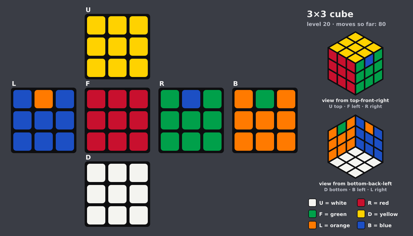 Picture shown to the model: after turn 12 · 80 moves