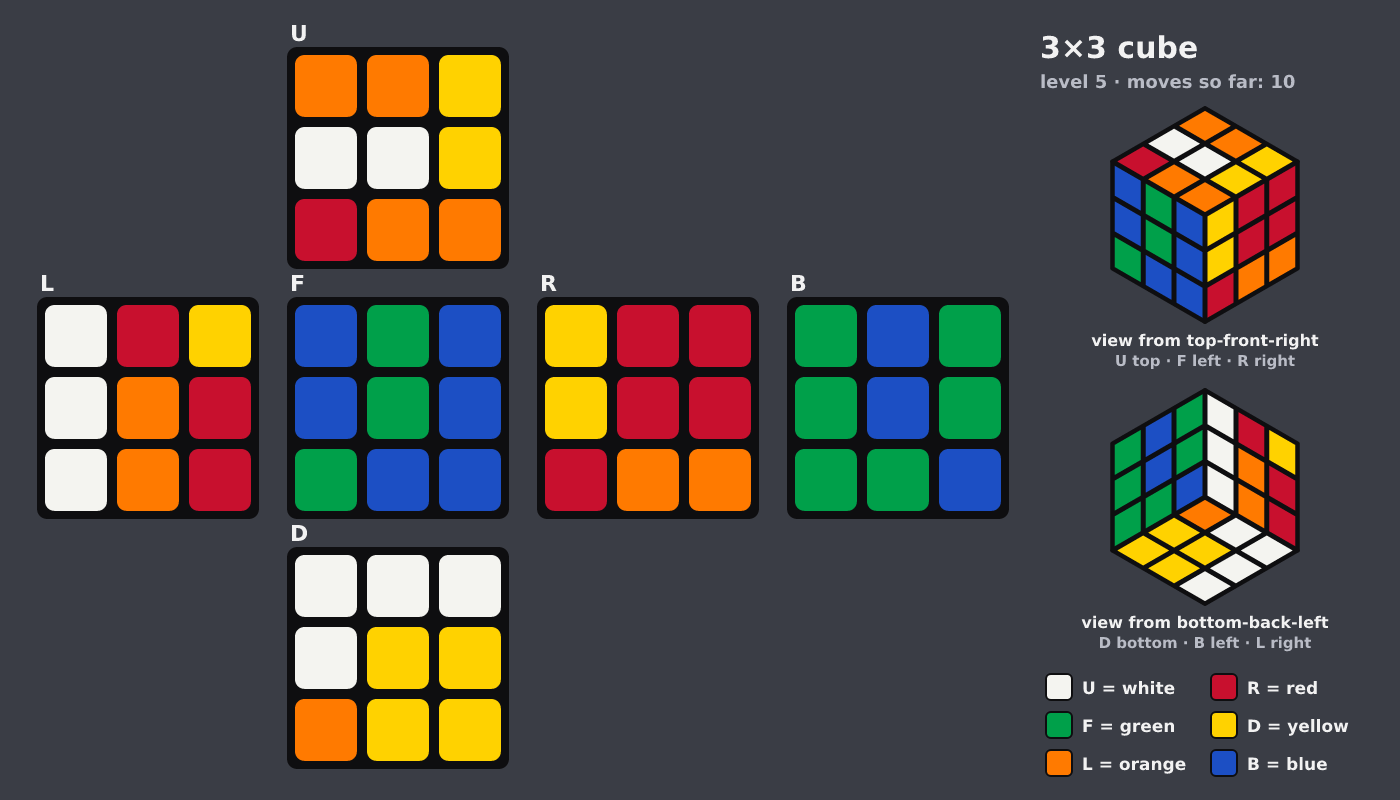 Picture shown to the model: after turn 5 · 10 moves