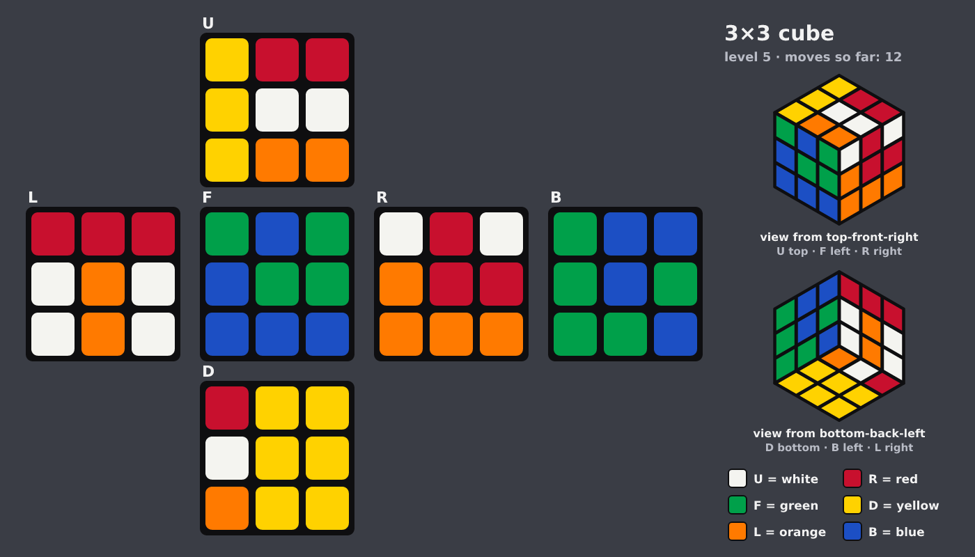 Picture shown to the model: after turn 6 · 12 moves