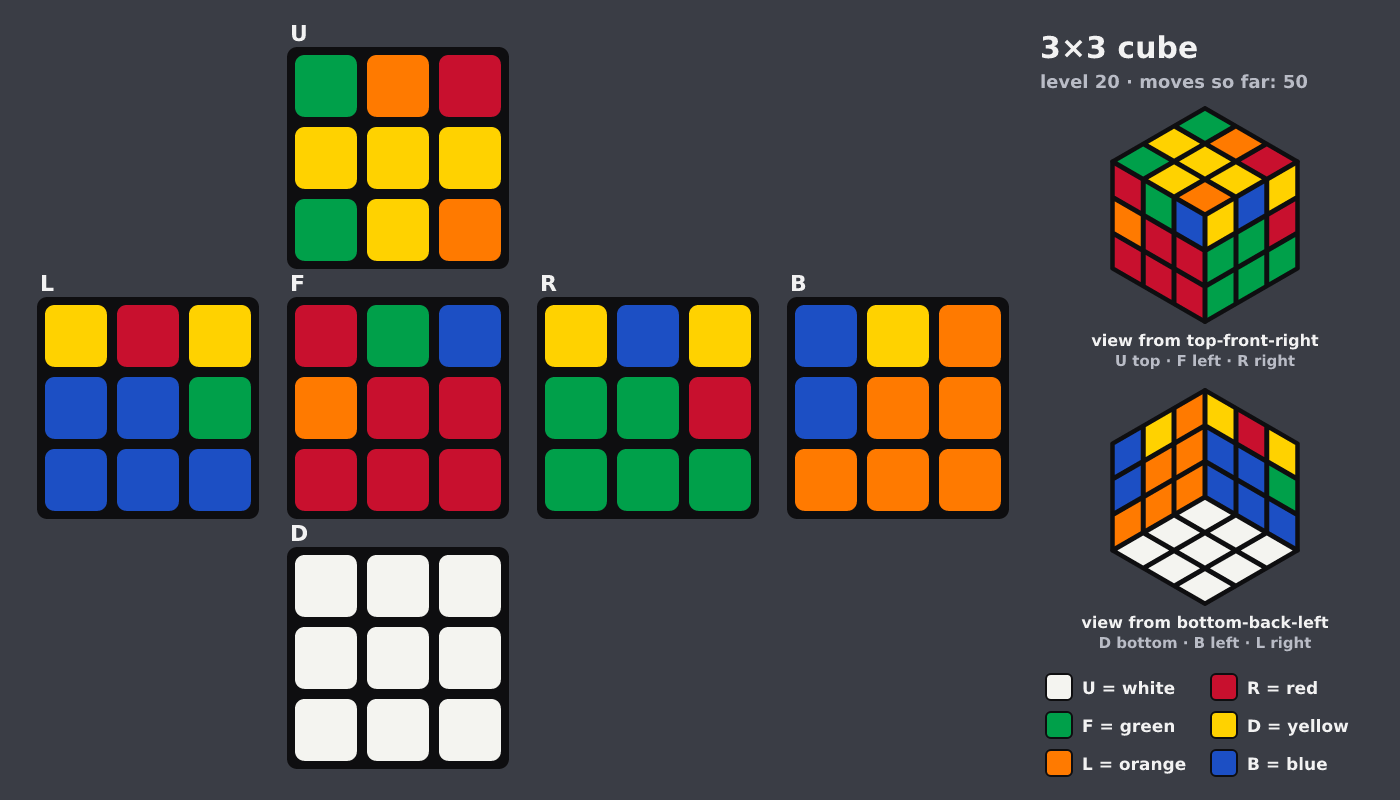 Picture shown to the model: after turn 7 · 50 moves