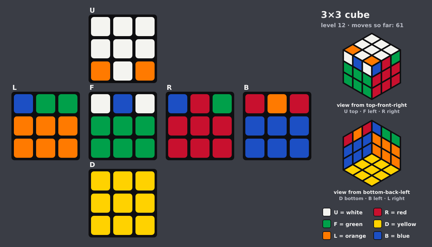 Picture shown to the model: after turn 7 · 61 moves