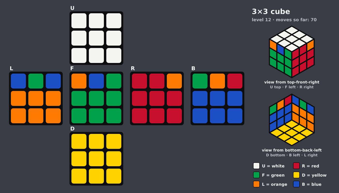 Picture shown to the model: after turn 8 · 70 moves