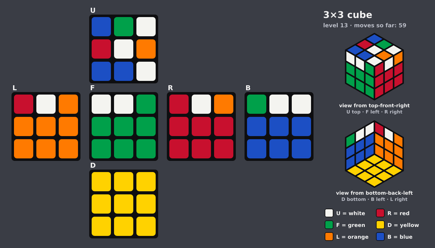 Picture shown to the model: after turn 9 · 59 moves