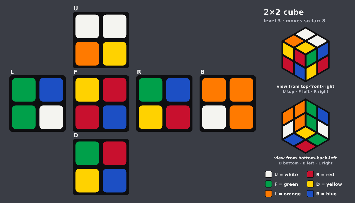 Picture shown to the model: after turn 6 · 8 moves