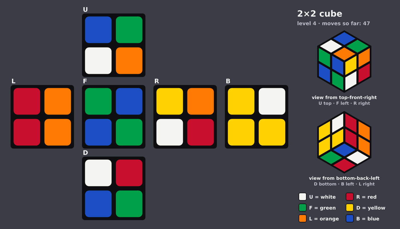 Picture shown to the model: after turn 5 · 47 moves