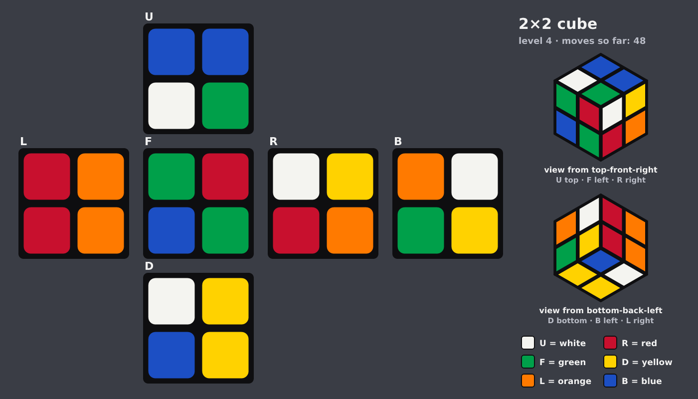 Picture shown to the model: after turn 6 · 48 moves