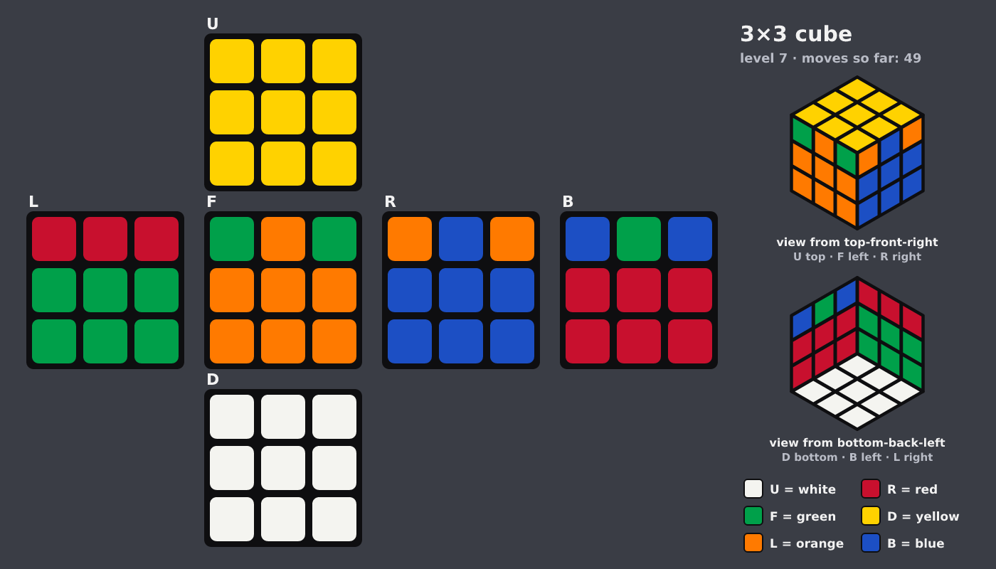 Picture shown to the model: after turn 6 · 49 moves