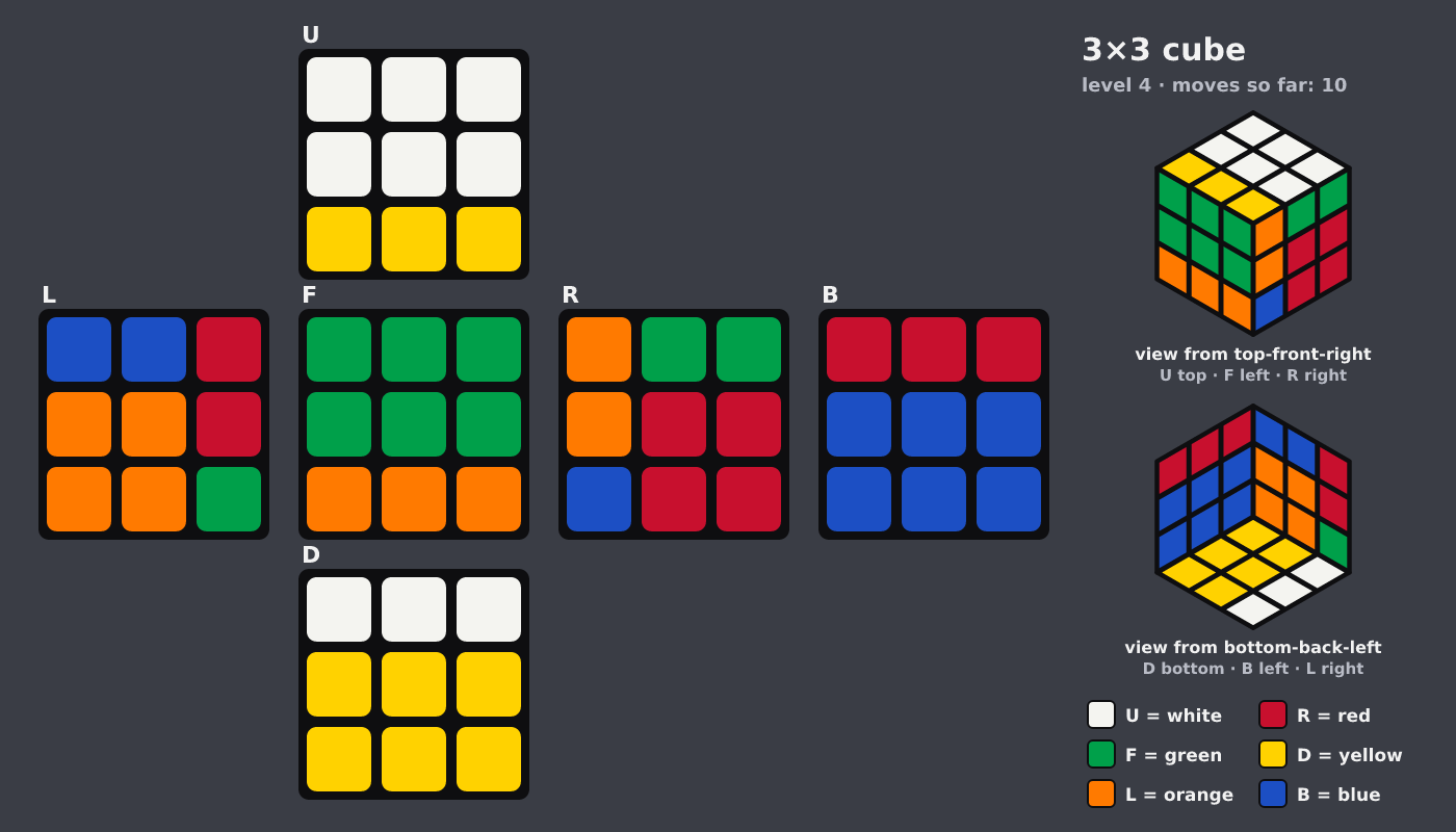 Picture shown to the model: after turn 9 · 10 moves