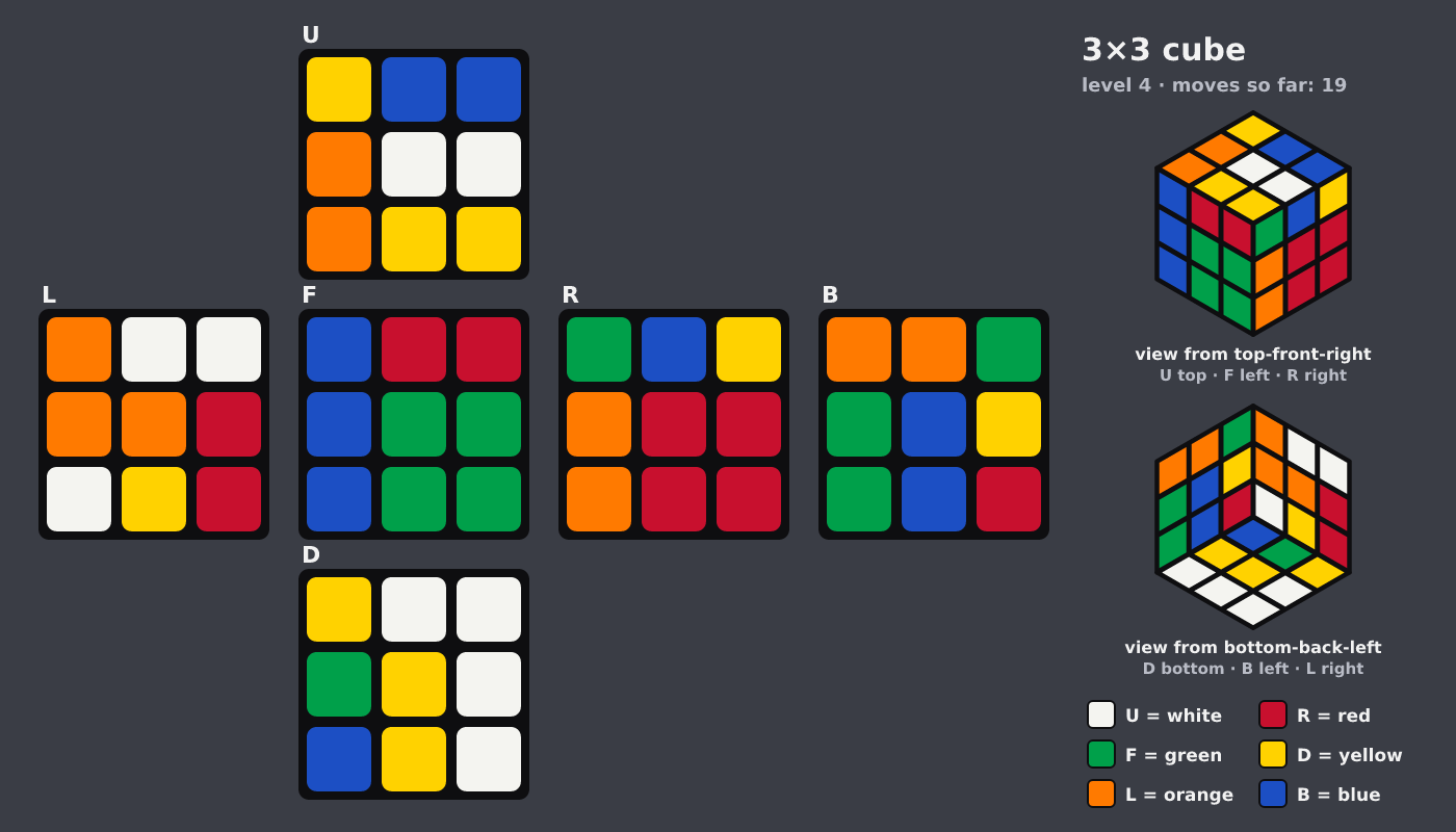 Picture shown to the model: after turn 12 · 19 moves