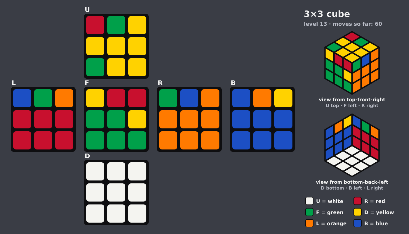 Picture shown to the model: after turn 9 · 60 moves