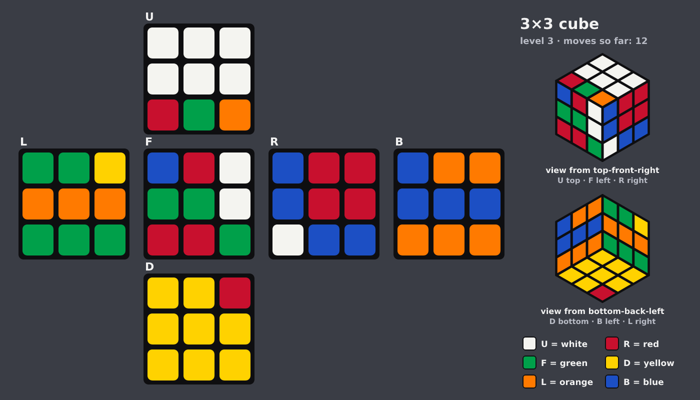 Picture shown to the model: after turn 6 · 12 moves