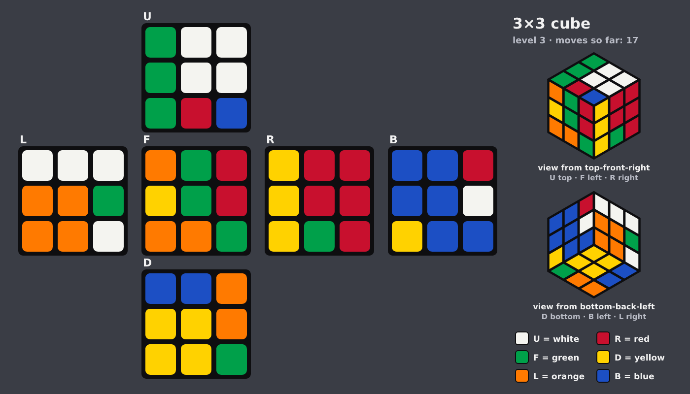 Picture shown to the model: after turn 11 · 17 moves