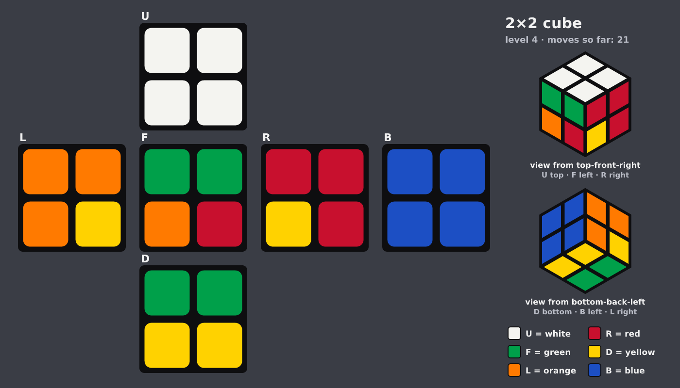 Picture shown to the model: after turn 9 · 21 moves