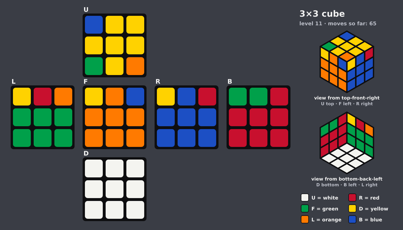 Picture shown to the model: after turn 9 · 65 moves