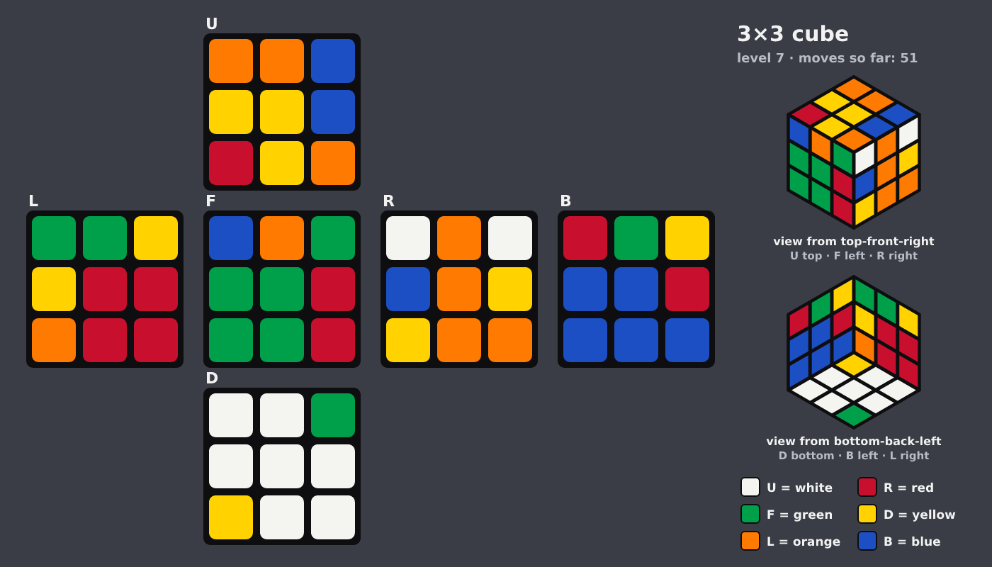 Picture shown to the model: after turn 11 · 51 moves