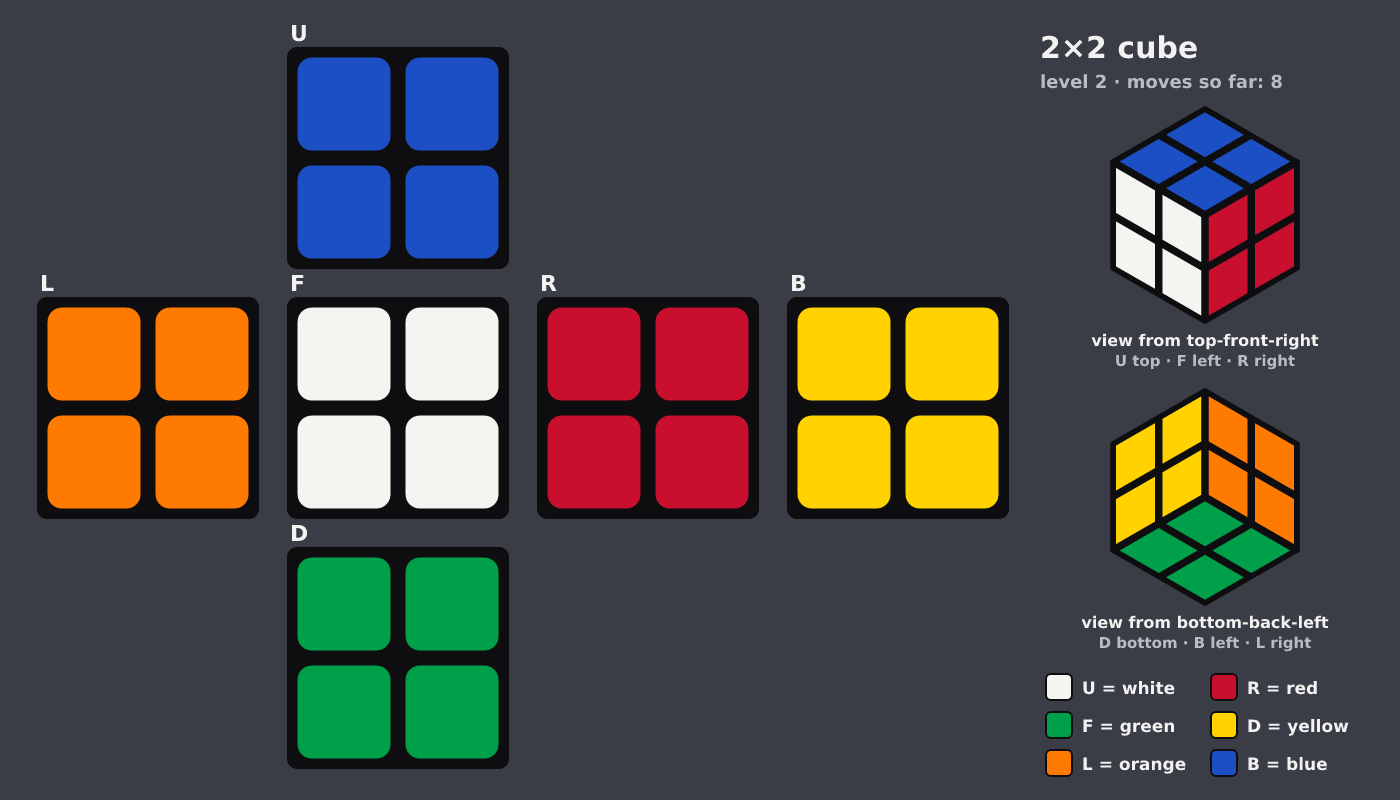 Picture shown to the model: after turn 6 · 8 moves