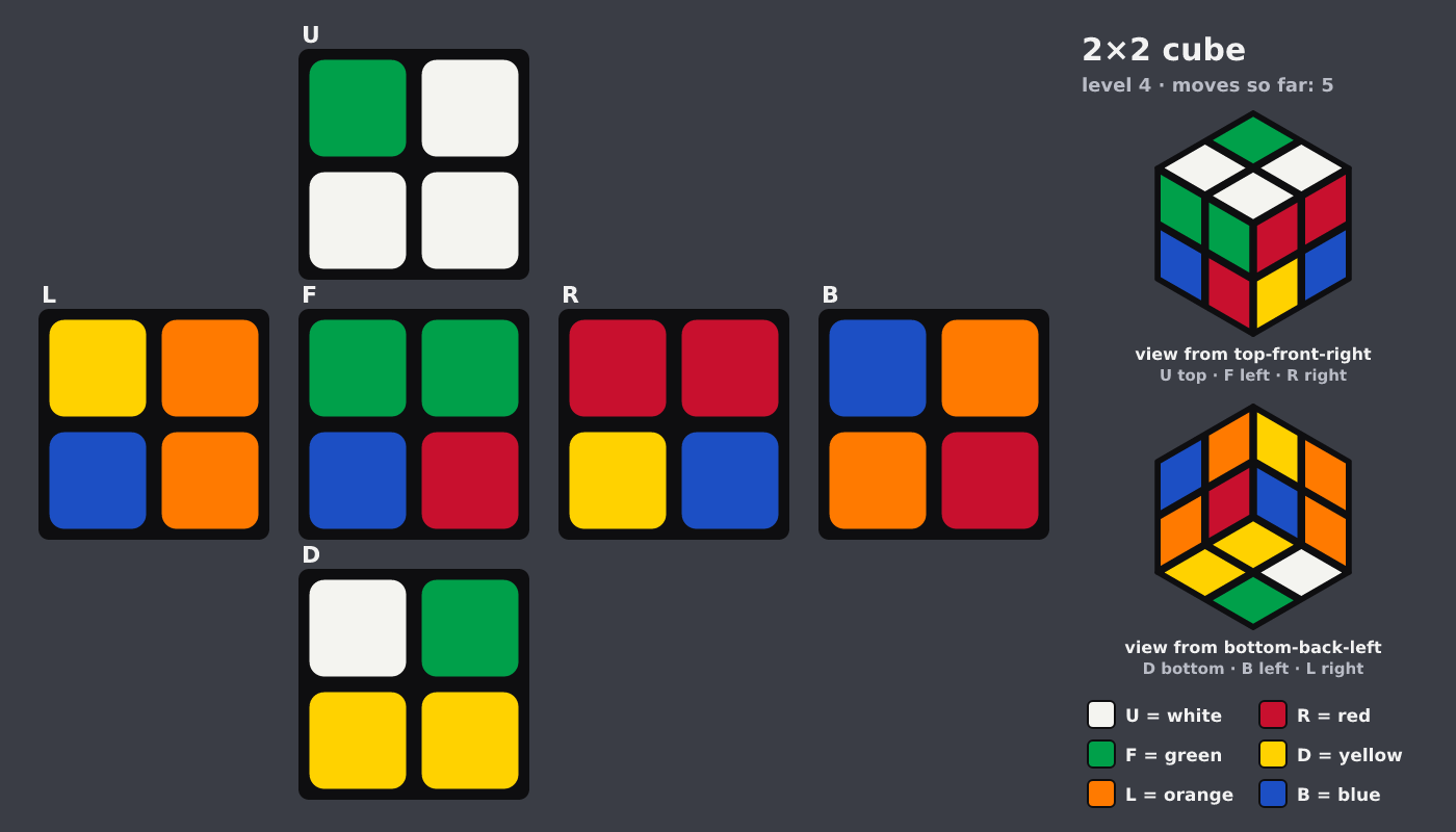 Picture shown to the model: after turn 5 · 5 moves