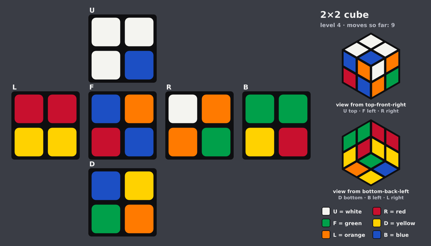Picture shown to the model: after turn 6 · 9 moves