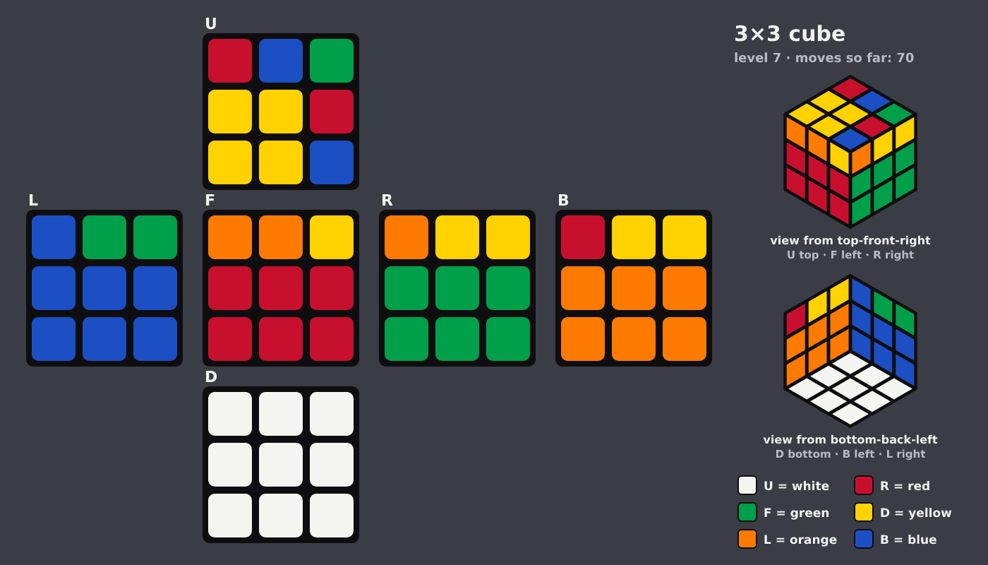 Picture shown to the model: after turn 10 · 70 moves