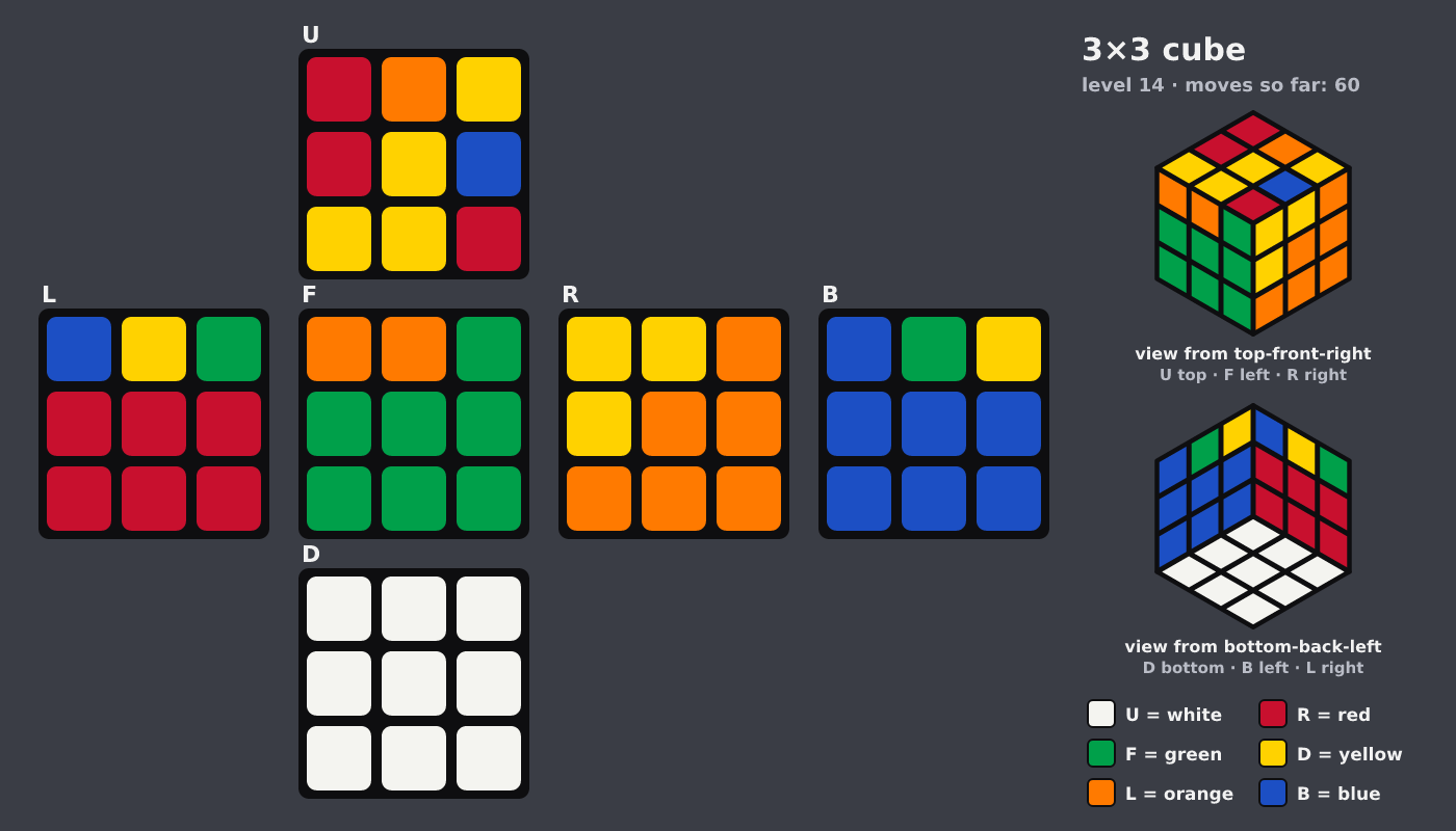 Picture shown to the model: after turn 9 · 60 moves
