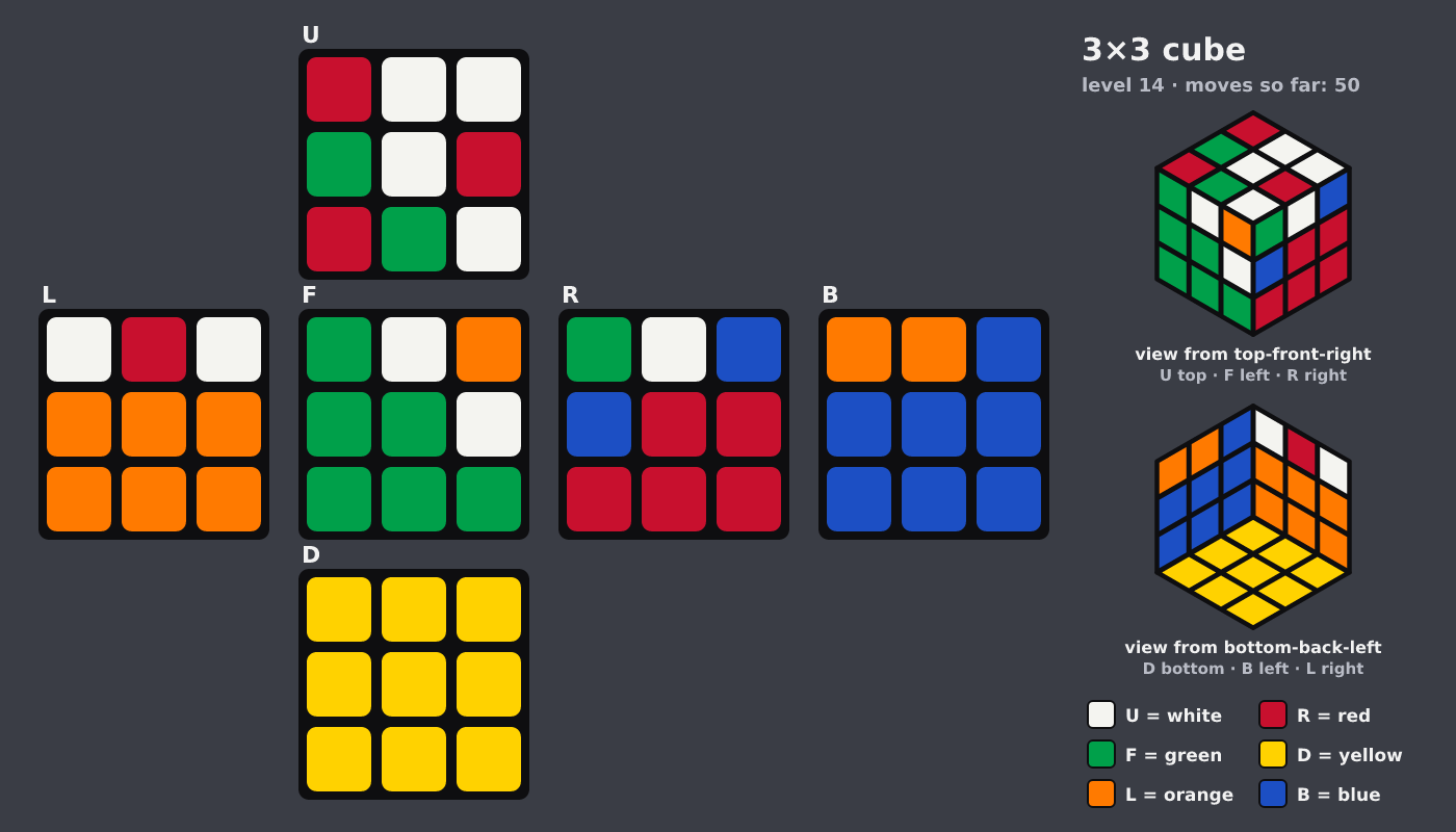 Picture shown to the model: after turn 4 · 50 moves