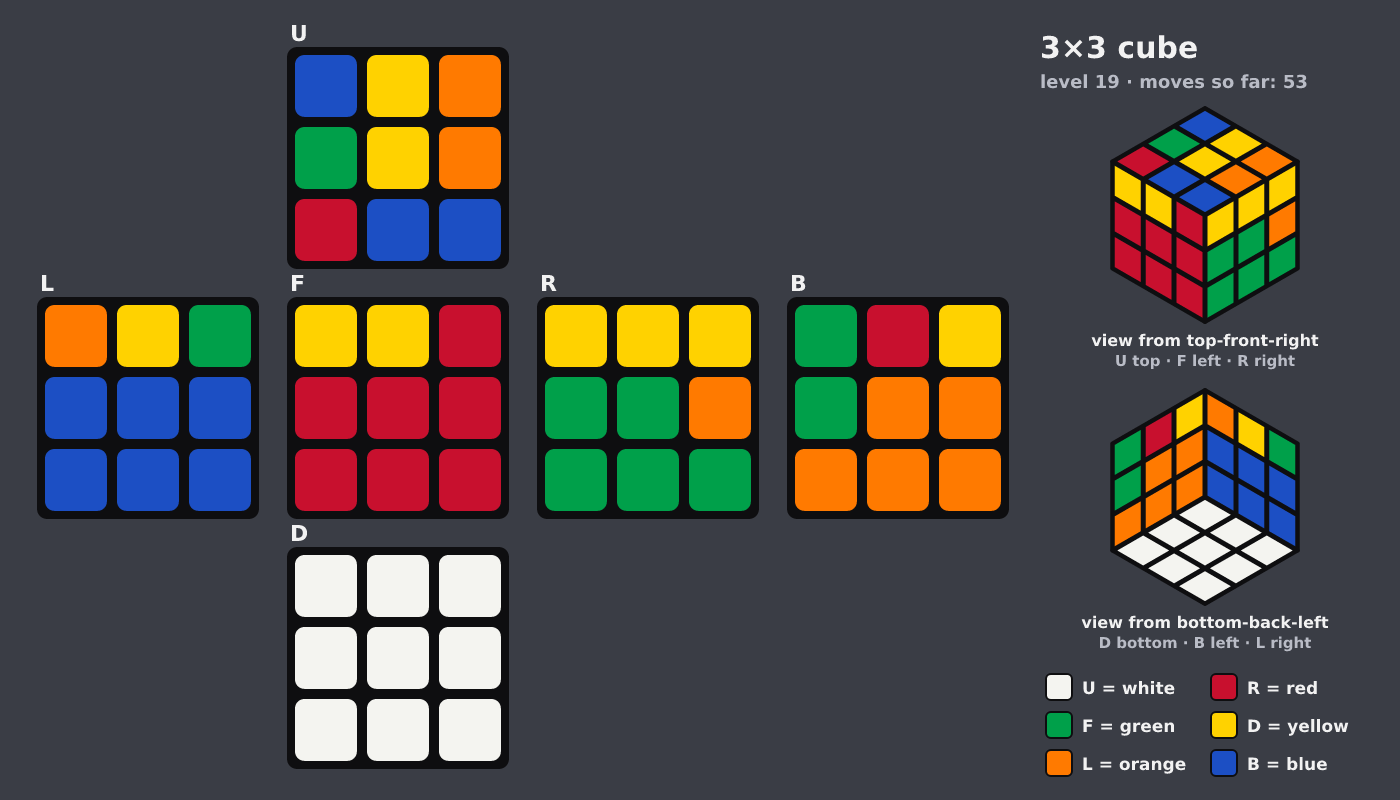 Picture shown to the model: after turn 9 · 53 moves