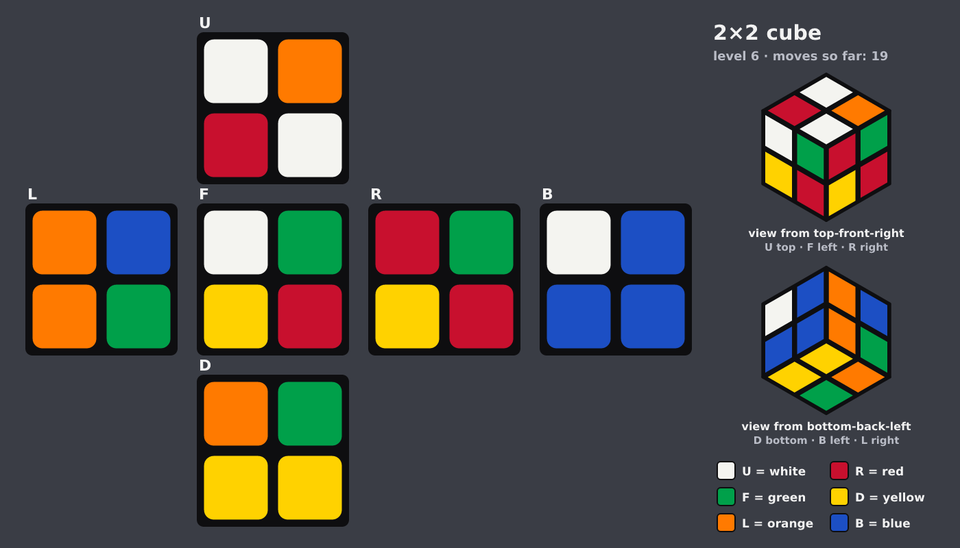 Picture shown to the model: after turn 4 · 19 moves