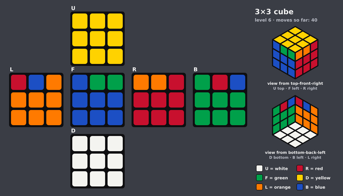 Picture shown to the model: after turn 7 · 40 moves