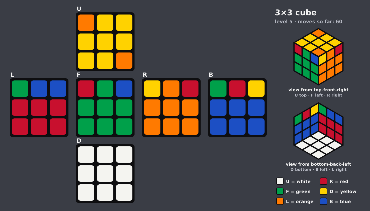 Picture shown to the model: after turn 11 · 60 moves
