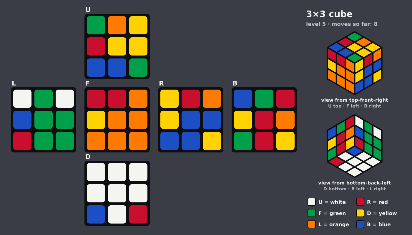 Picture shown to the model: after turn 3 · 8 moves