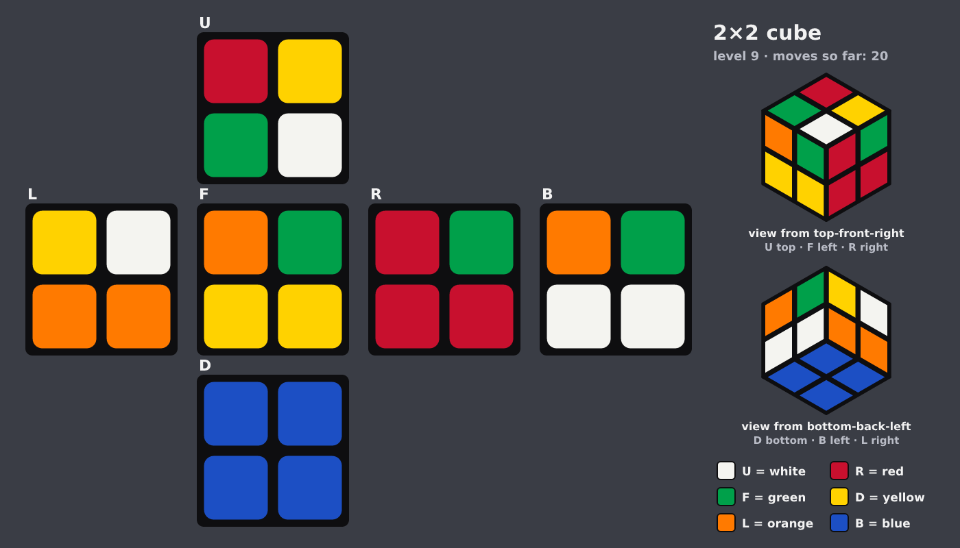 Picture shown to the model: after turn 4 · 20 moves