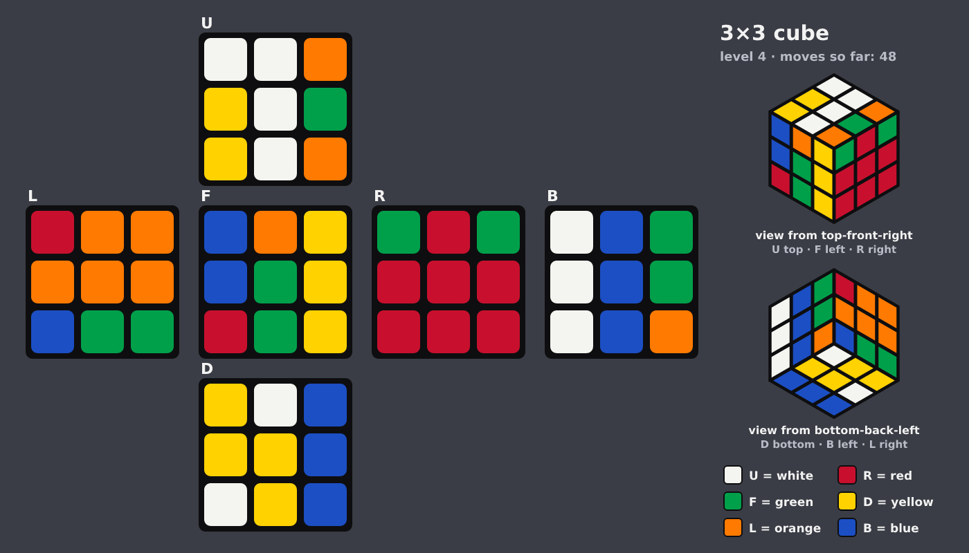Picture shown to the model: after turn 9 · 48 moves