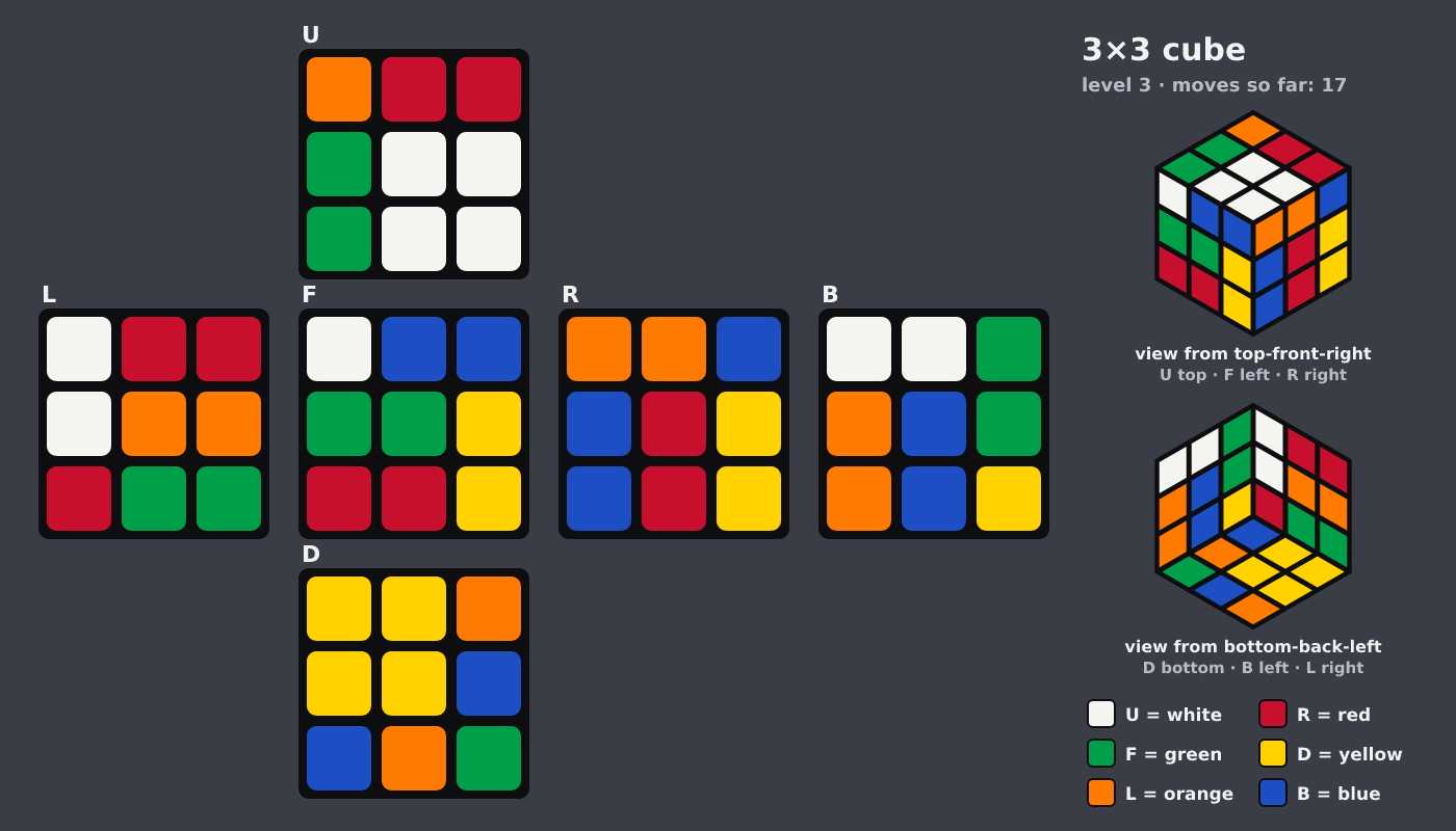 Picture shown to the model: after turn 17 · 17 moves