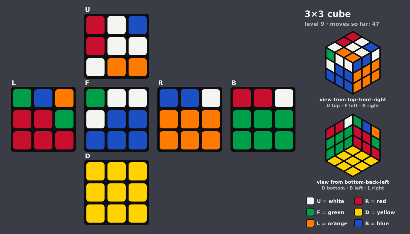 Picture shown to the model: after turn 8 · 47 moves