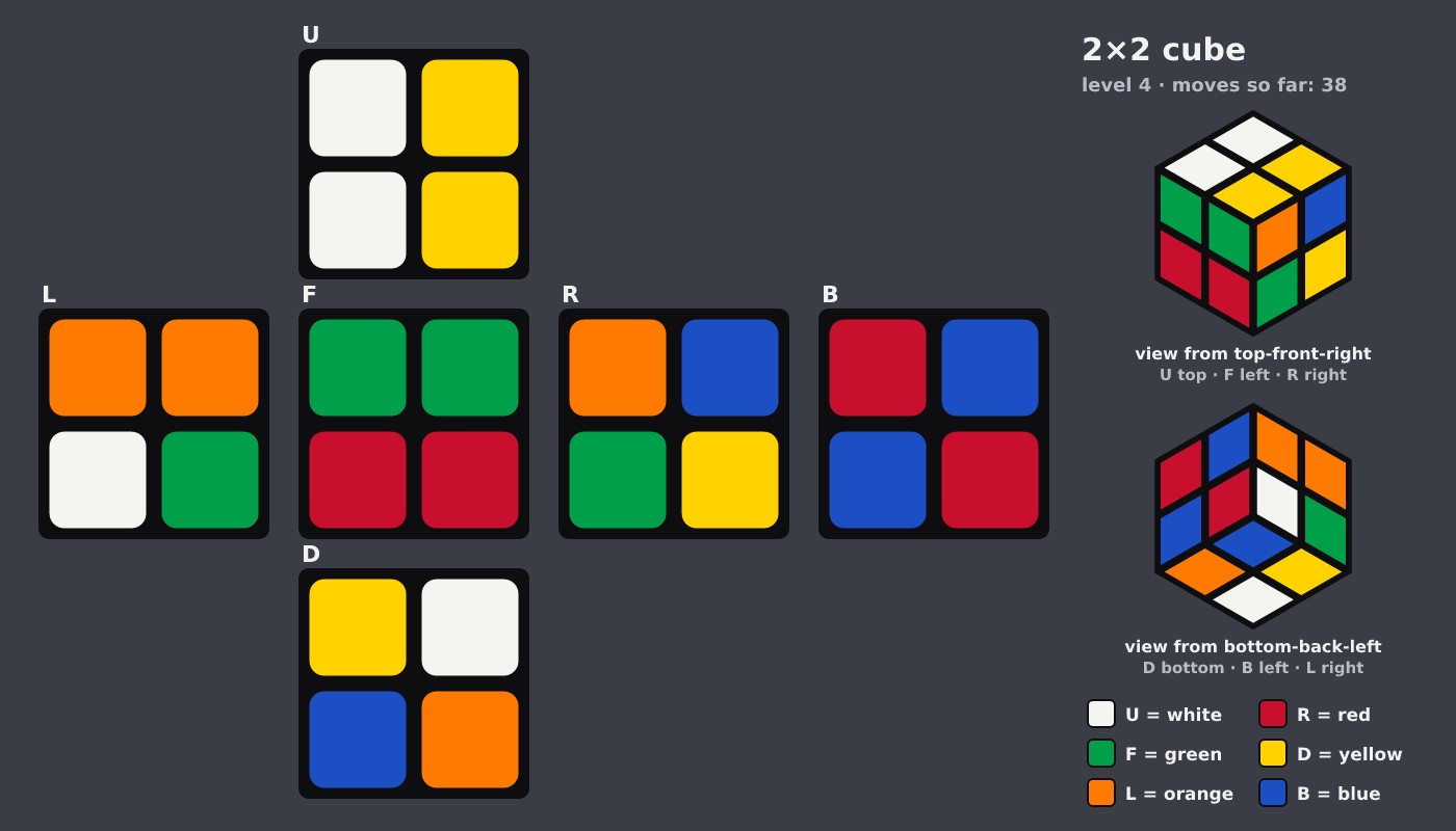Picture shown to the model: after turn 8 · 38 moves