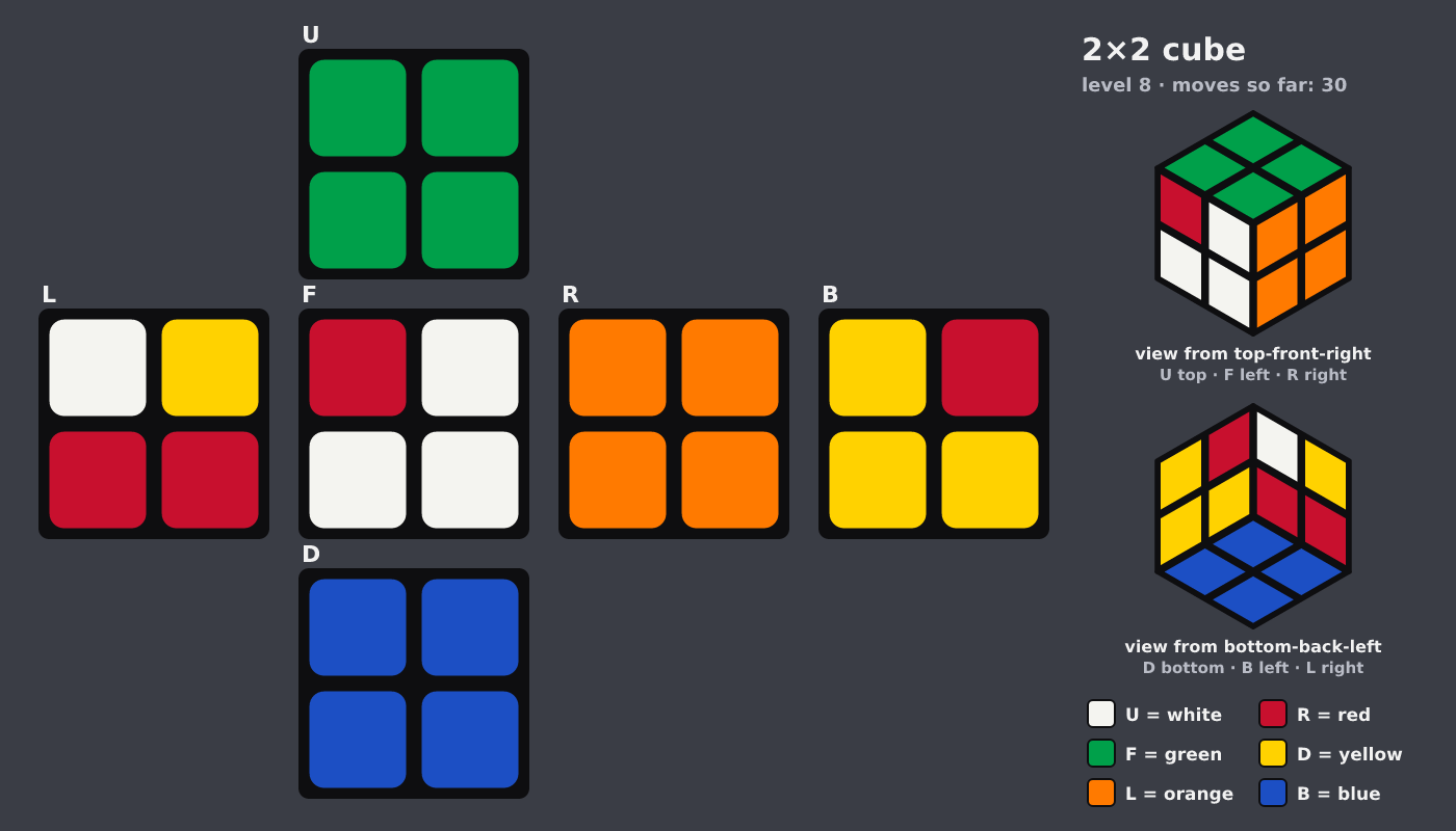 Picture shown to the model: after turn 5 · 30 moves