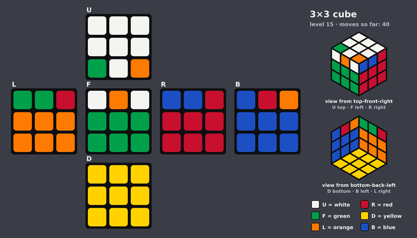 Picture shown to the model: after turn 4 · 40 moves