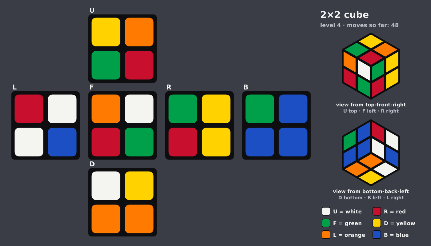 Picture shown to the model: after turn 10 · 48 moves