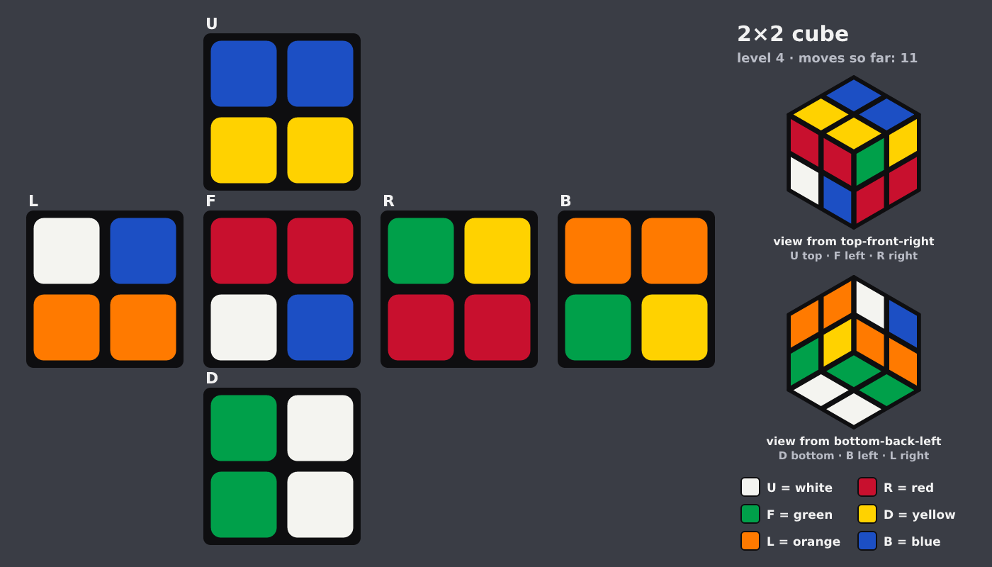 Picture shown to the model: after turn 8 · 11 moves