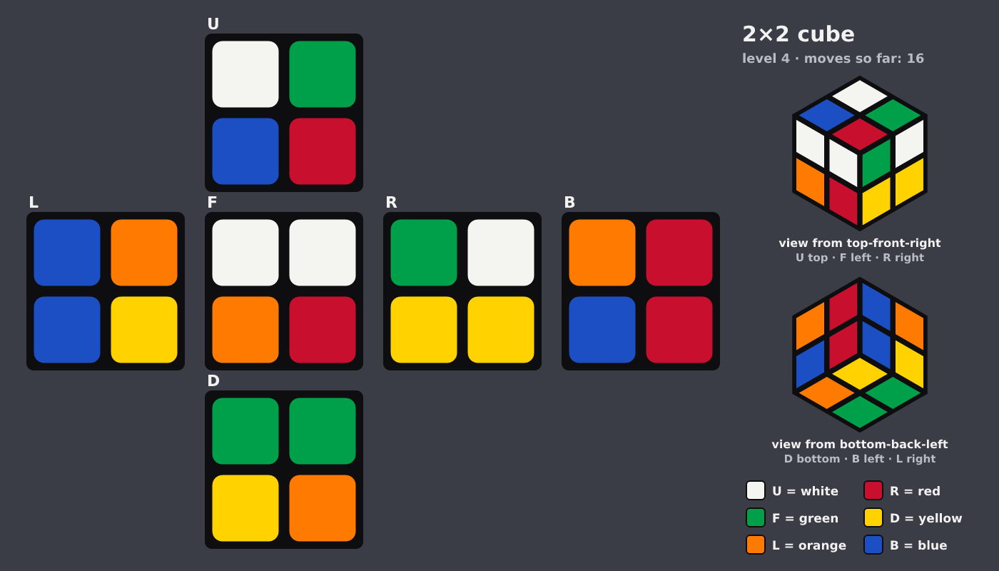 Picture shown to the model: after turn 9 · 16 moves