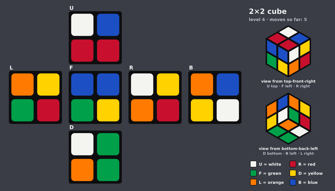 Picture shown to the model: after turn 4 · 5 moves