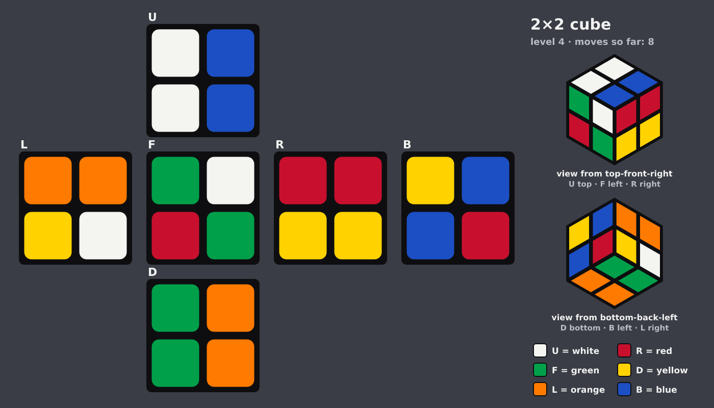 Picture shown to the model: after turn 6 · 8 moves