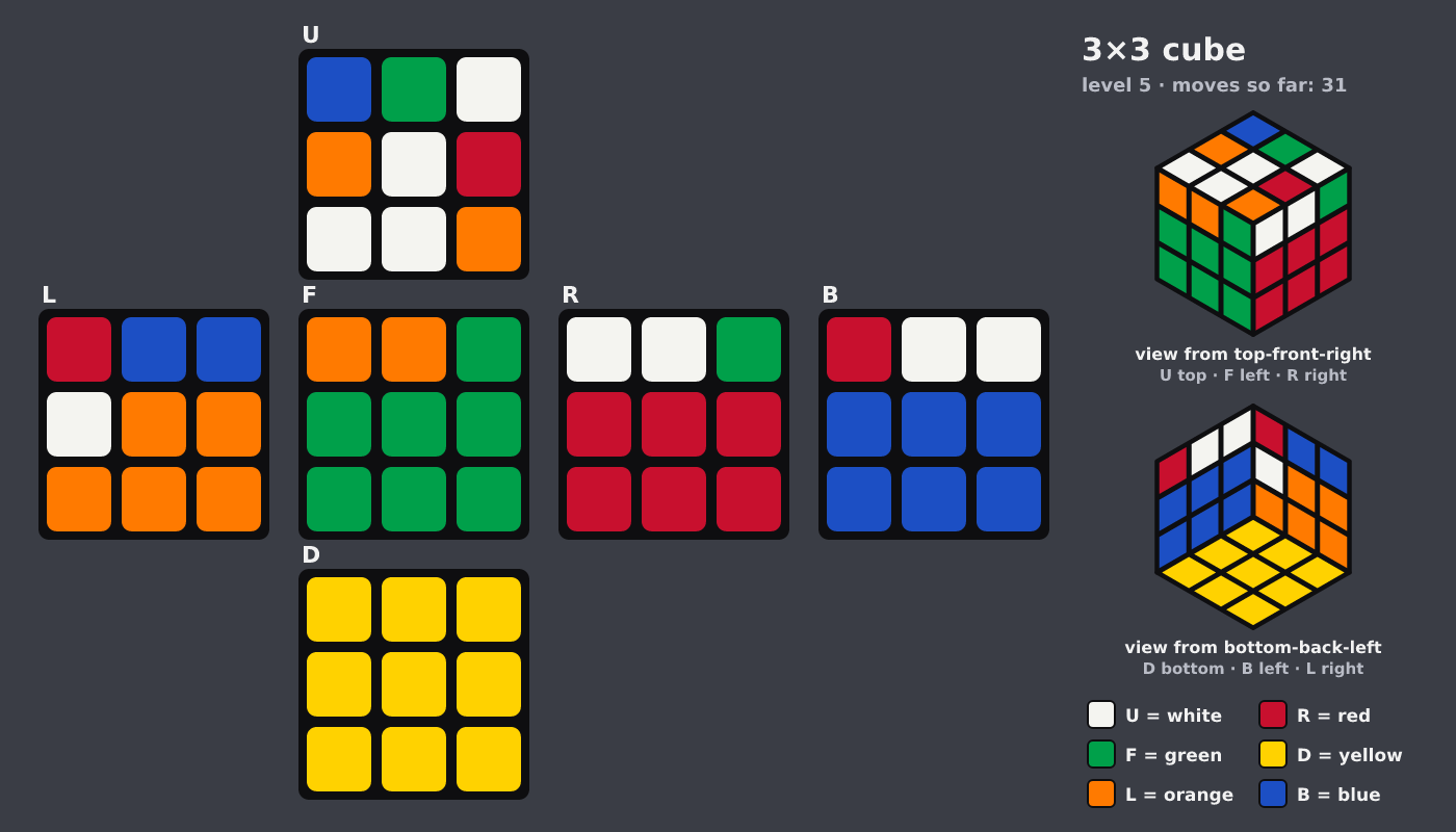 Picture shown to the model: after turn 5 · 31 moves